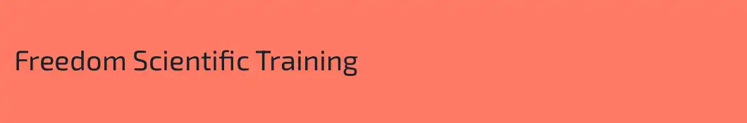 Freedom Scientific Training